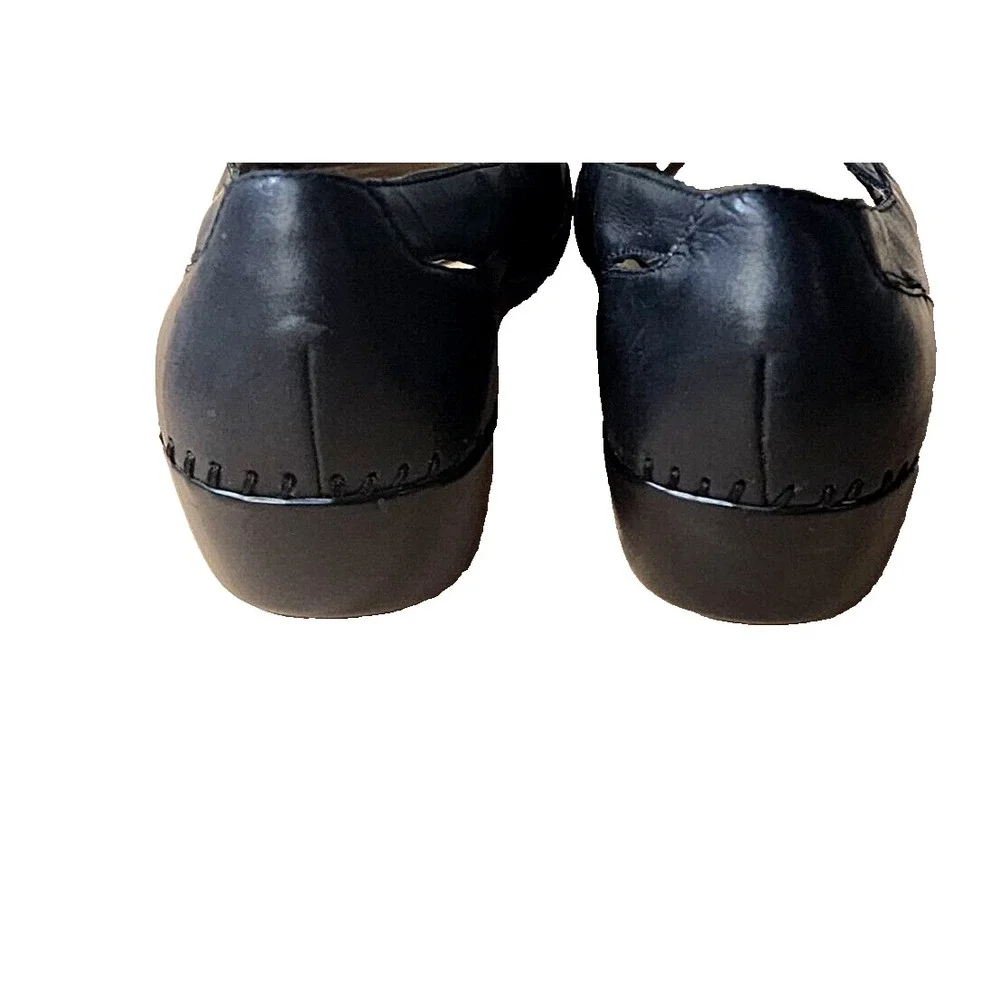Women's EASY SPIRIT Black Slip-on Wedge Heel SHOES, Size 10N‎